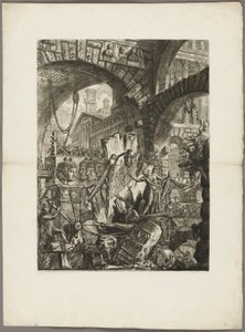 The Man on the Rack, 2. lemez a képzeletbeli börtönökből alkotó: Giovanni-Battista Piranesi