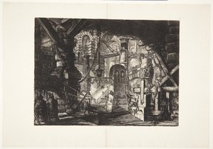 A móló láncokkal alkotó: Giovanni Battista Piranesi