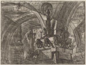 A móló lámpával alkotó: Giovanni Battista Piranesi