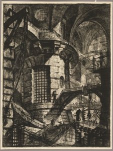 A kerek torony, 3. tábla a Carceri d