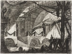 A fűrészbak alkotó: Giovanni Battista Piranesi
