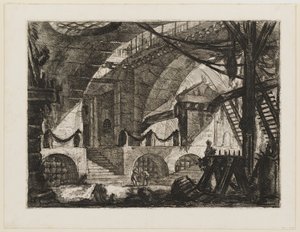 Fűrészbak alkotó: Giovanni Battista Piranesi