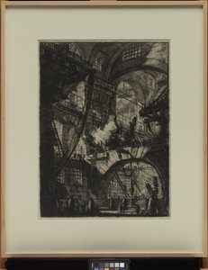 A füstölgő tűz, 1761 körül (rézkarc) alkotó: Giovanni Battista Piranesi