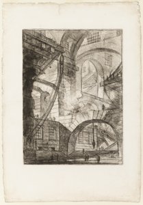 The Smoking Fire, 6. lemez a Képzelt börtönökből alkotó: Giovanni Battista Piranesi