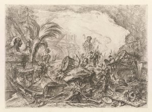 Diadalív, Grotteschiból (groteszkek) alkotó: Giovanni Battista Piranesi