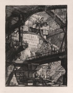 Címtábla, 1. tábla Carceri d alkotó: Giovanni Battista Piranesi