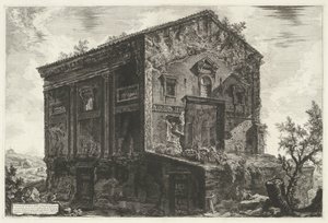 Grabmal von Aspasia Annia Regilla in Rom von Giovanni-Battista Piranesi