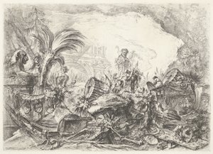 Triomfboog Dekoratív szeszélyek (korábbi sorozatcím) Groteszkek (sorozat címe) alkotó: Giovanni Battista Piranesi