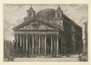 Kilátás a Pantheonra d alkotó: Giovanni Battista Piranesi