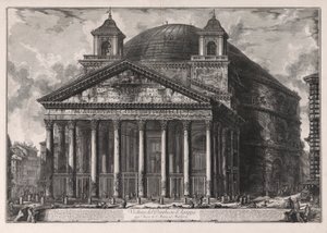 Kilátás a Pantheonra d alkotó: Giovanni-Battista Piranesi
