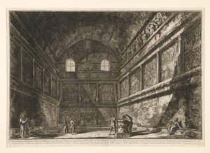 Belső nézet a alkotó: Giovanni Battista Piranesi