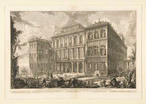 Kilátás a Palazzo dellre alkotó: Giovanni Battista Piranesi