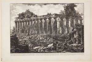 Egy másik templom látképe Paestum városában, amelyről általában úgy vélik, hogy Junónak volt szentelve [...] alkotó: Giovanni Battista Piranesi
