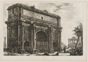 Septimius Severus látképe alkotó: Giovanni Battista Piranesi