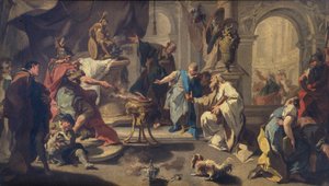 Hannibál örök ellenségeskedést esküdve a rómaiakkal, 1723 körül (olaj, vászon) alkotó: Giovanni Battista Pittoni