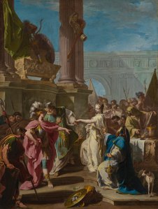 Polüxéné feláldozása alkotó: Giovanni Battista Pittoni
