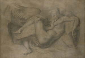 Léda és a hattyú alkotó: Giovanni Battista Rosso Fiorentino