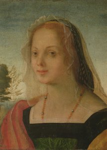 Fiatal lány portréja (tempera a panelen)