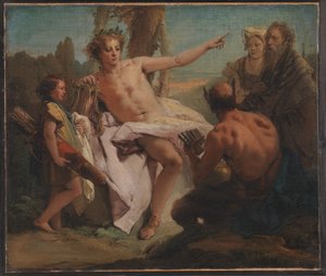 Apollo és Marsyas alkotó: Giovanni Battista Tiepolo