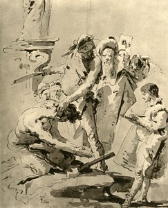 Egy szent lefejezése, 18. század közepe, 1928 alkotó: Giovanni Battista Tiepolo