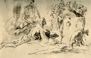 Capriccio, 1740-es évek, 1928 alkotó: Giovanni Battista Tiepolo