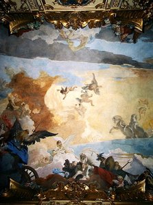 Részlet a Nap folyásából, 1740 alkotó: Giovanni Battista Tiepolo
