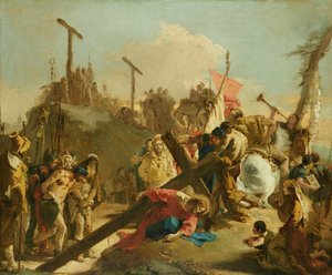 Krisztus keresztjének hordozása alkotó: Giovanni Battista Tiepolo