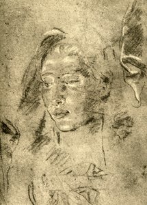 Kopf einer jungen Frau, Mitte 18. Jahrhundert, 1928