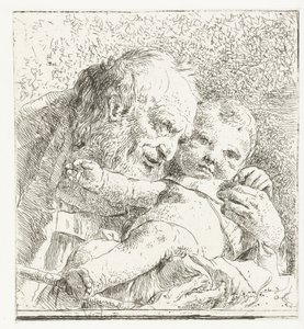 Szent József Krisztus gyermekével fegyverben alkotó: Giovanni Battista Tiepolo