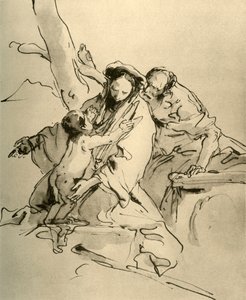 Szent Család, 18. század közepe, 1928 alkotó: Giovanni Battista Tiepolo
