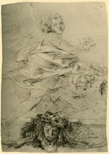 Lebegő zseni, 18. század közepe, 1928 alkotó: Giovanni Battista Tiepolo