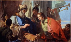 József megkapja a fáraó gyűrűjét alkotó: Giovanni Battista Tiepolo