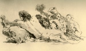 Nereids és Triton, 1753-1762, 1928 alkotó: Giovanni Battista Tiepolo