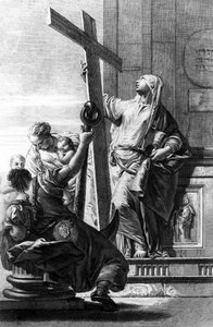 A hit, a remény és a szerelem megszemélyesítései, Pietro Monaco metszete, 1750 körül alkotó: Giovanni Battista Tiepolo