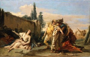 Rinaldo búcsúja Armidától alkotó: Giovanni Battista Tiepolo