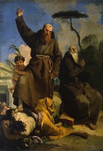 Sigmaringeni Szent Fidelis és Leonessai Szent József alkotó: Giovanni Battista Tiepolo