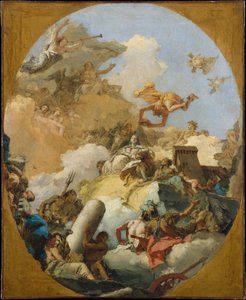 Die Apotheose der spanischen Monarchie alkotó: Giovanni Battista Tiepolo