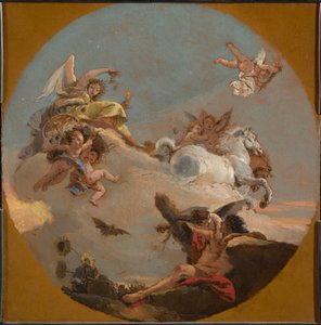 Der Wagen der Aurora alkotó: Giovanni Battista Tiepolo