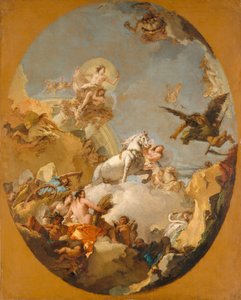 Aurora szekere, 1760-as évek. alkotó: Giovanni Battista Tiepolo