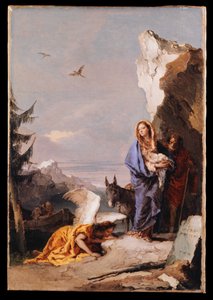 Menekülés Egyiptomba alkotó: Giovanni Battista Tiepolo