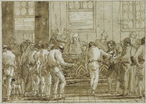 A tárgyalás, 1790 körül alkotó: Giovanni Battista Tiepolo