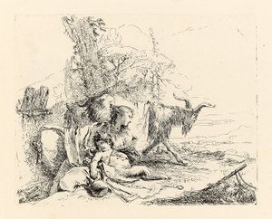 Vari Capricci, 1750 előtt alkotó: Giovanni Battista Tiepolo