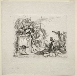 Különféle szeszélyek: halált adó közönség alkotó: Giovanni Battista Tiepolo