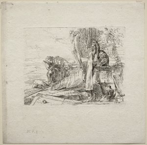 Különféle szeszélyek: A filozófus könyvvel áll alkotó: Giovanni-Battista Tiepolo