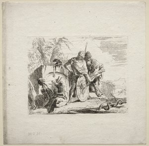 Különféle szeszélyek: A fiatal katona és az asztrológus alkotó: Giovanni Battista Tiepolo