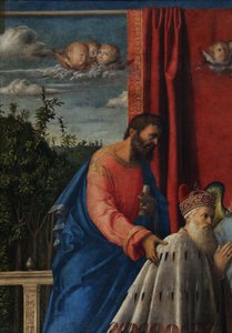 Barbarigo oltárkép (részlet) alkotó: Giovanni Bellini