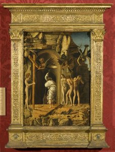 Krisztus alászállása Limboba (olaj pergamen a panelen) alkotó: Giovanni Bellini
