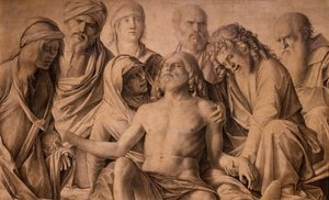 Krisztus siratása, 1485-1505 körül (tempera, fa) alkotó: Giovanni Bellini