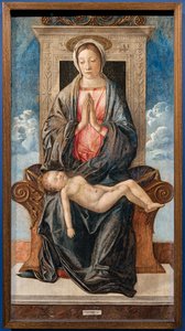 Madonna alvó babával, Giovanni bellini, 1470 körül. alkotó: Giovanni Bellini