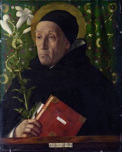 Urbinói Fra Teodoro portréja Szent Domonkosként alkotó: Giovanni Bellini